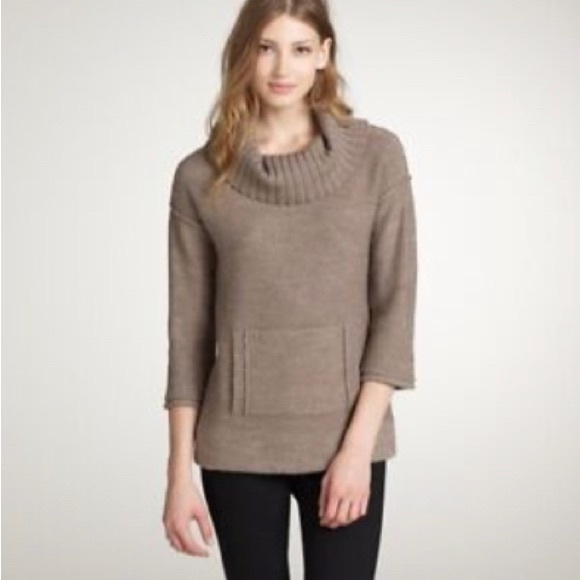 J. CREW Amadé Wool Mohair Blend Pocket Cowl Neck Sweater 33565, Size S - Picture 2 of 11